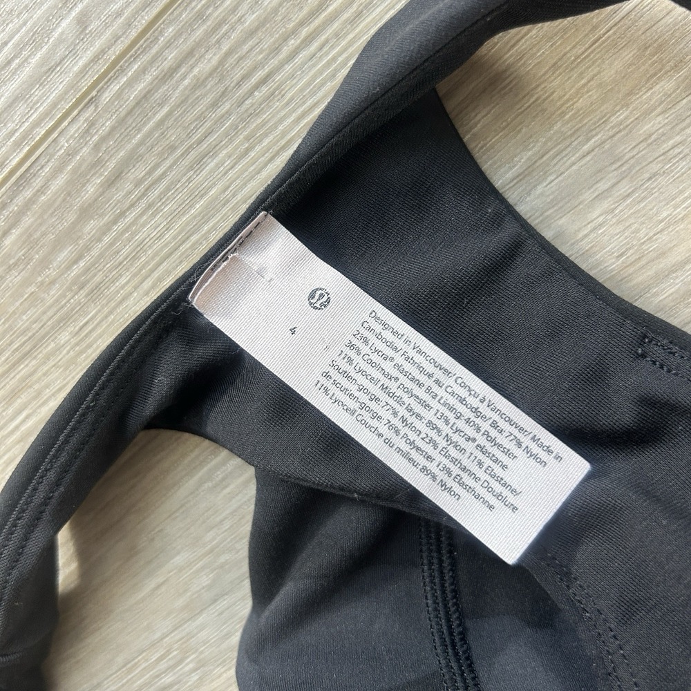 Lululemon Size 4 Wunder Train Longline Bra Heritage 365 Camo Med Support C/D Cup - Picture 6 of 10